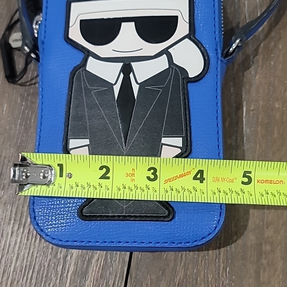 KARL LAGERFELD PARIS Maybelle Logo Crossbody Bag Cobalt - Picture 13 of 16